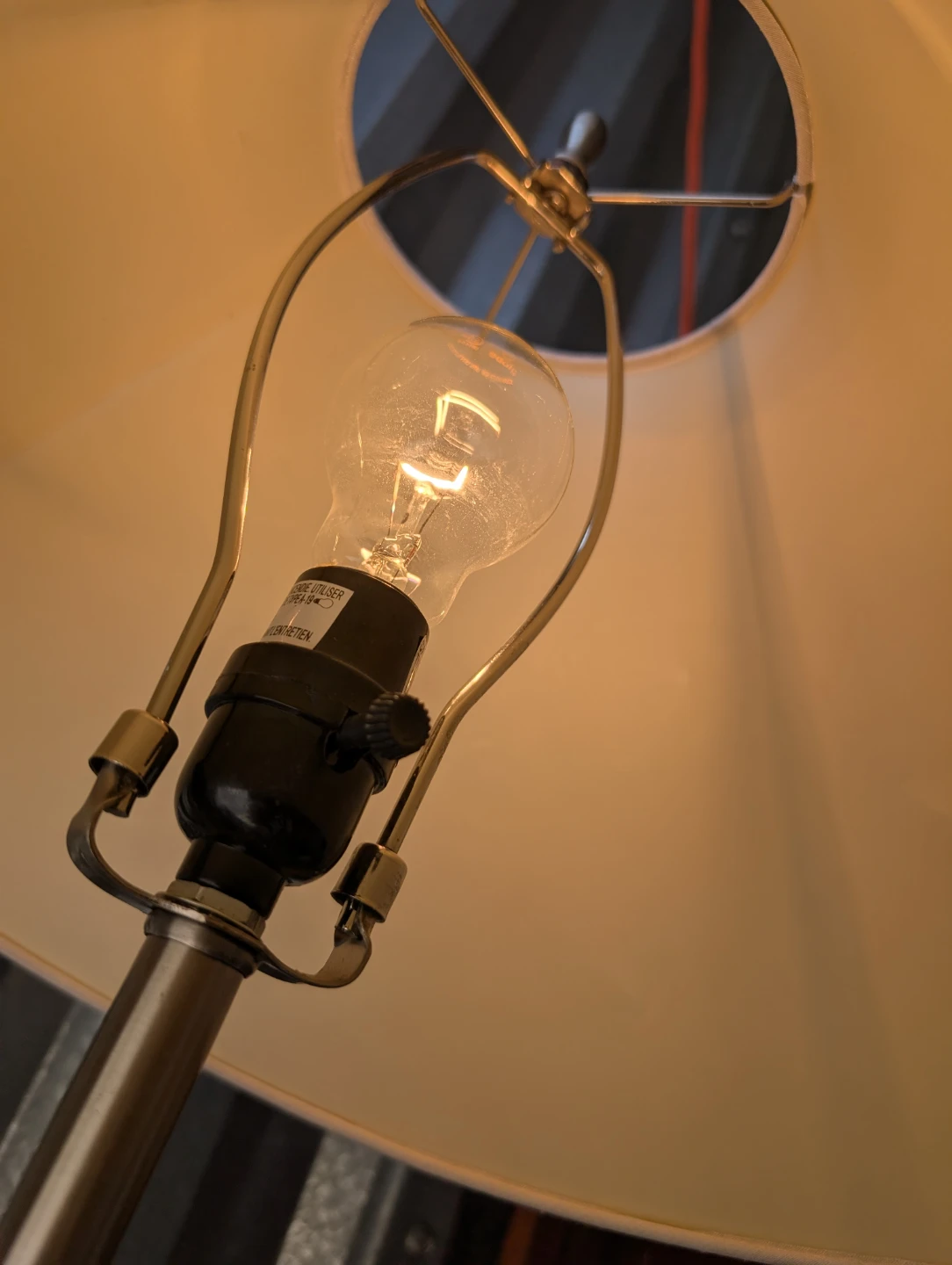 Pair of Brushed Nickel Table Lamps - photo 3