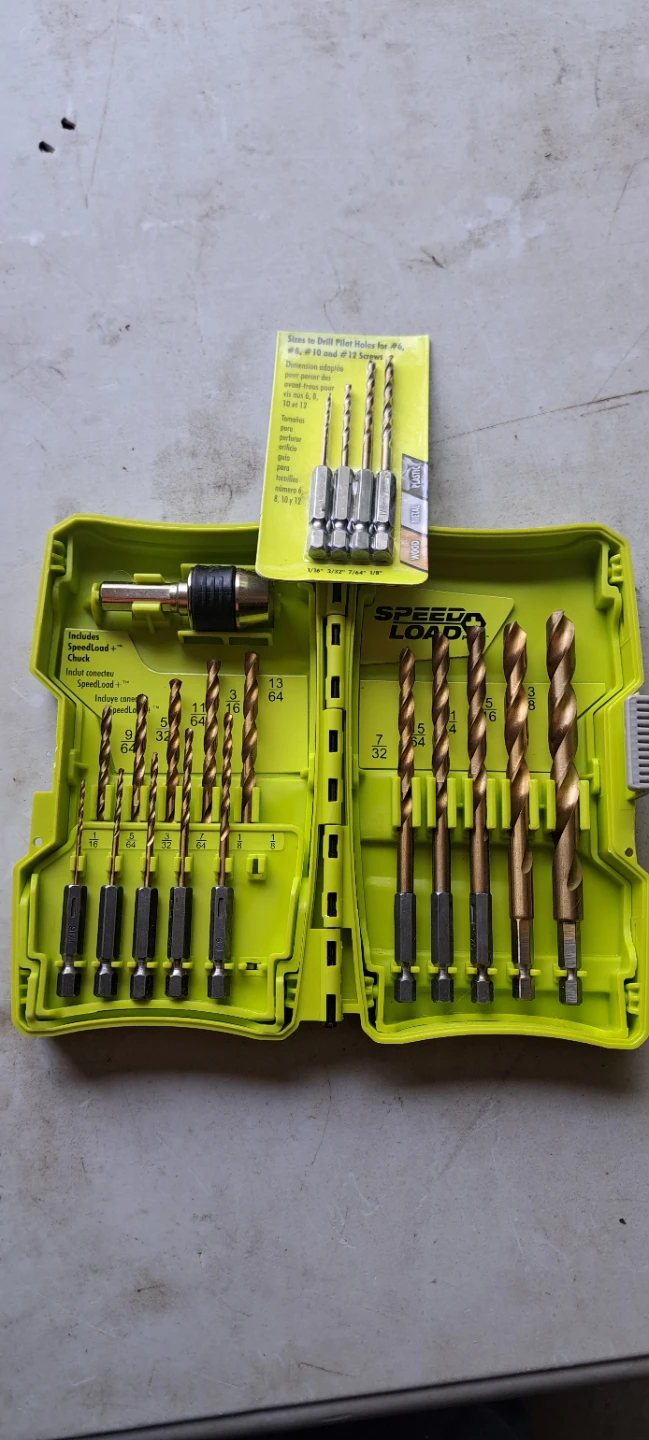 Ryobi Speed Load Plus Drill Bit Set - photo 2