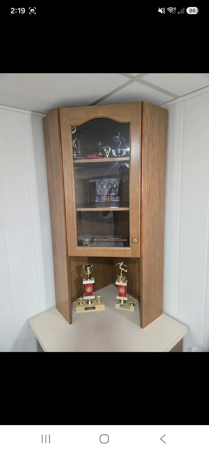 Corner Cabinet with Glass Door - photo 3