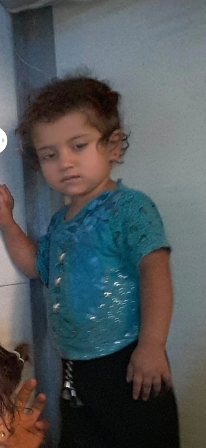 Toddler Girl Blue Sparkle Top