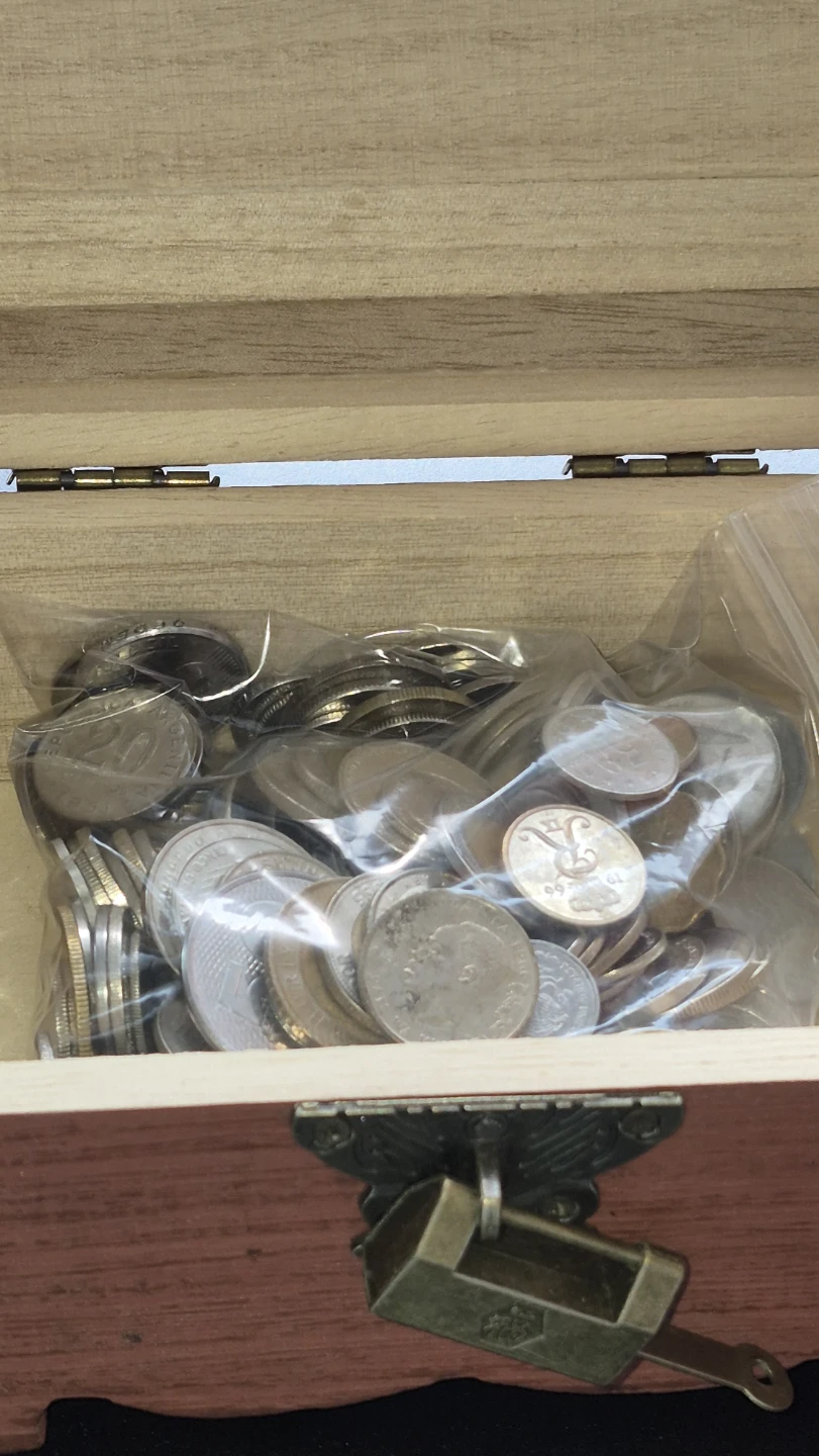 Decorative Treasure Chest with coins bag - photo 2