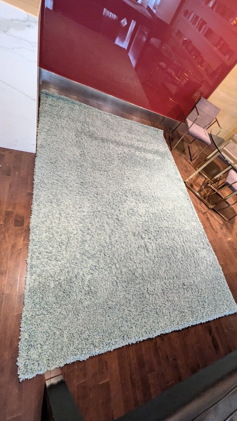 Unique Loom Solo Solid Shag Rug, incl. Underpad, 10' x 7' - photo 2