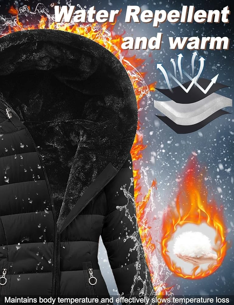 Winter Parka Coat / Jacket with Warm Fleece Lining - photo 4