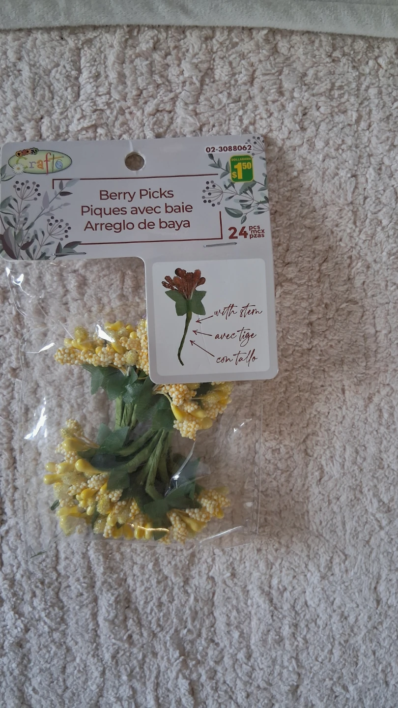 #Freecycle ❤️ Decorative Artificial Yellow Berries