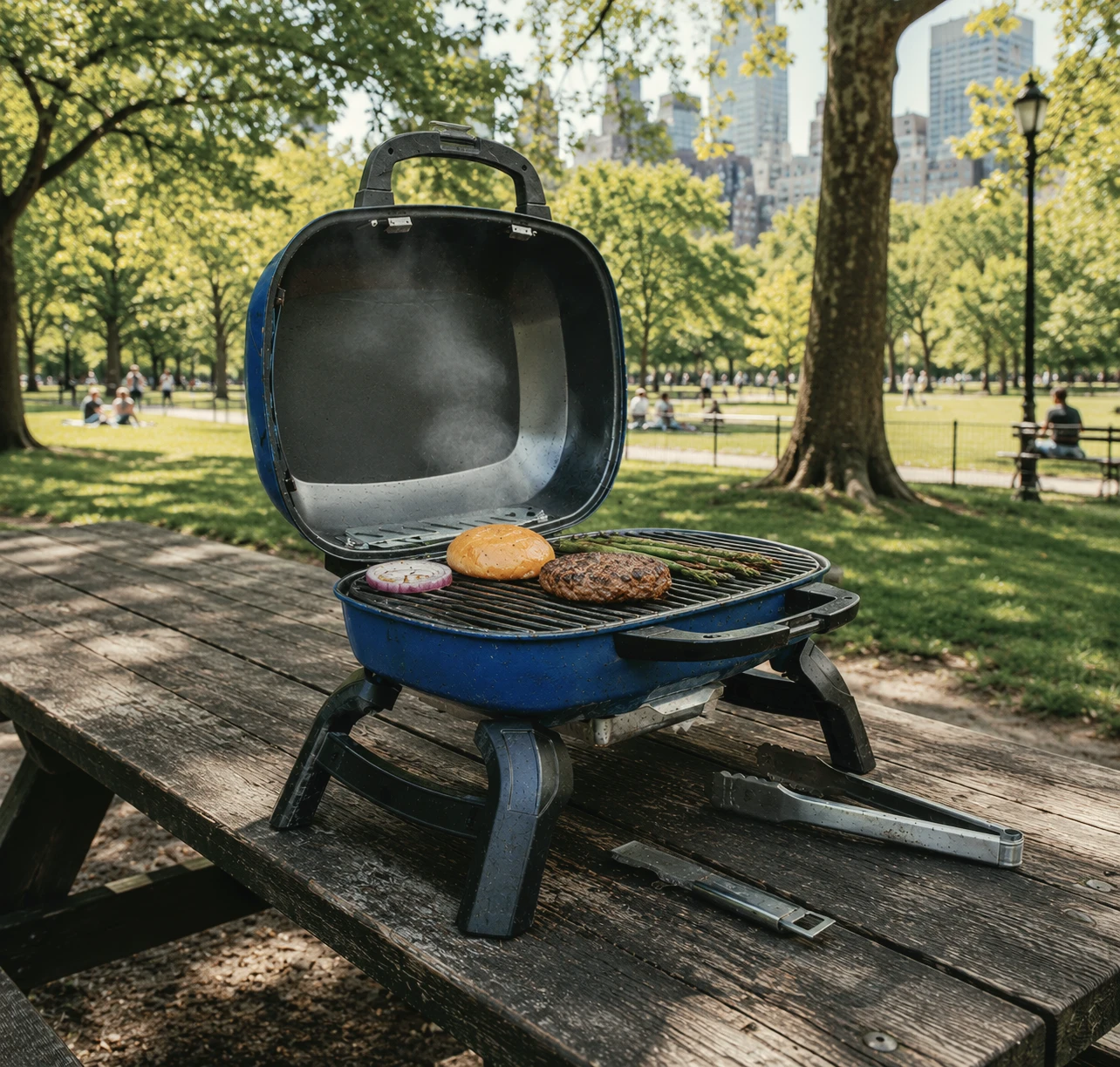 TravelQ 240 1-Burner Portable Propane Gas Grill