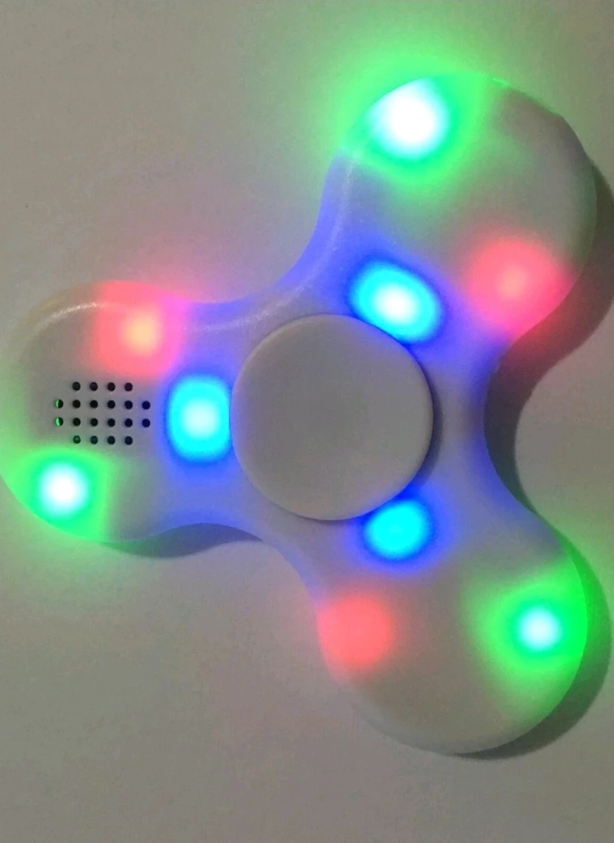 ❤️ Bluetooth LED Fidget Spinner with Built-In Speaker - photo 3