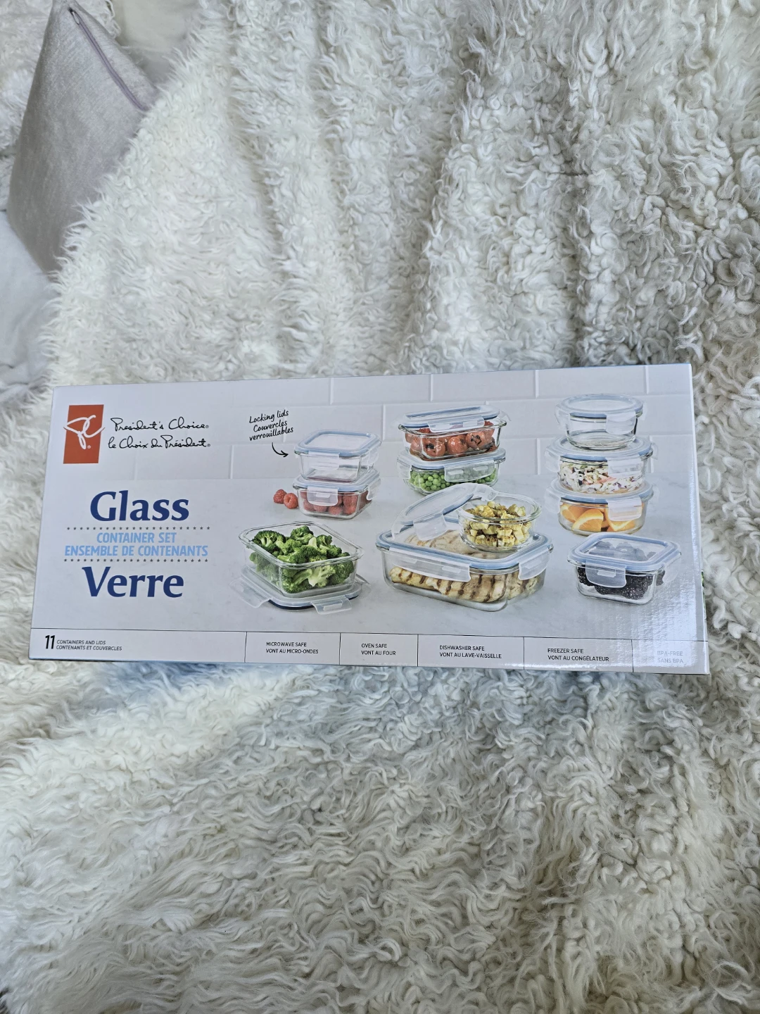NEW 11-Piece Glass Container Set - photo 2