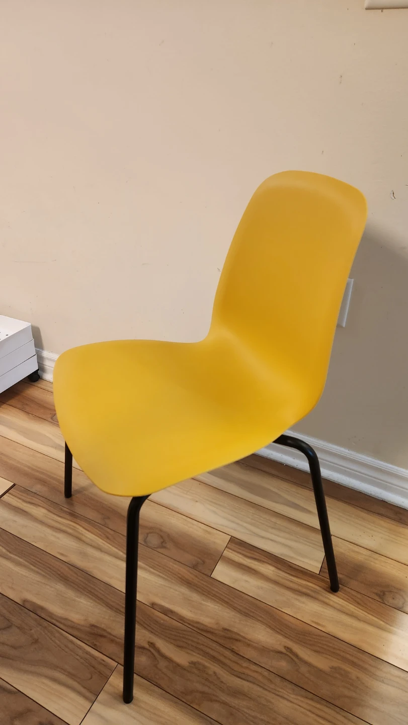 x2 IKEA SKÄLSTA Chair - Yellow