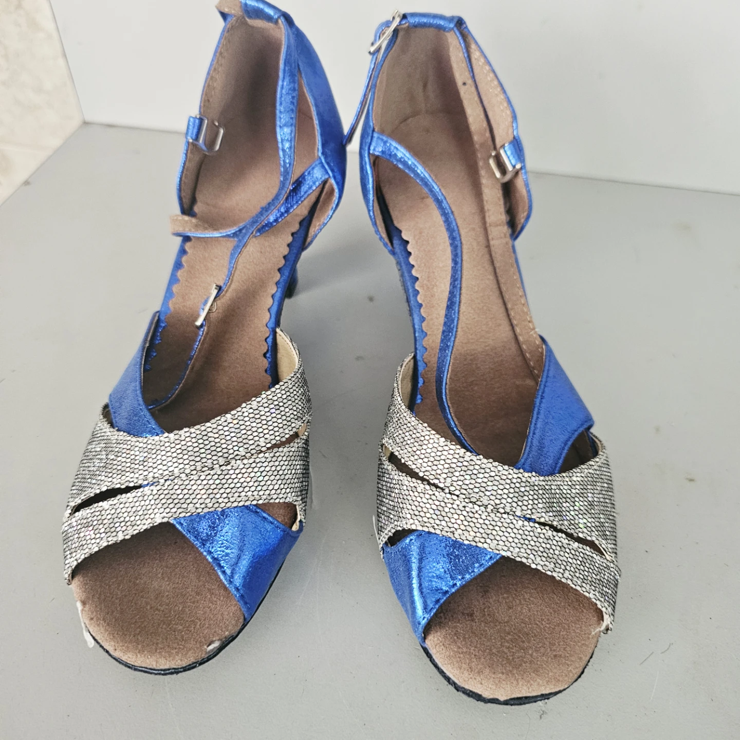 Blue Glitter Dance Heels - photo 2