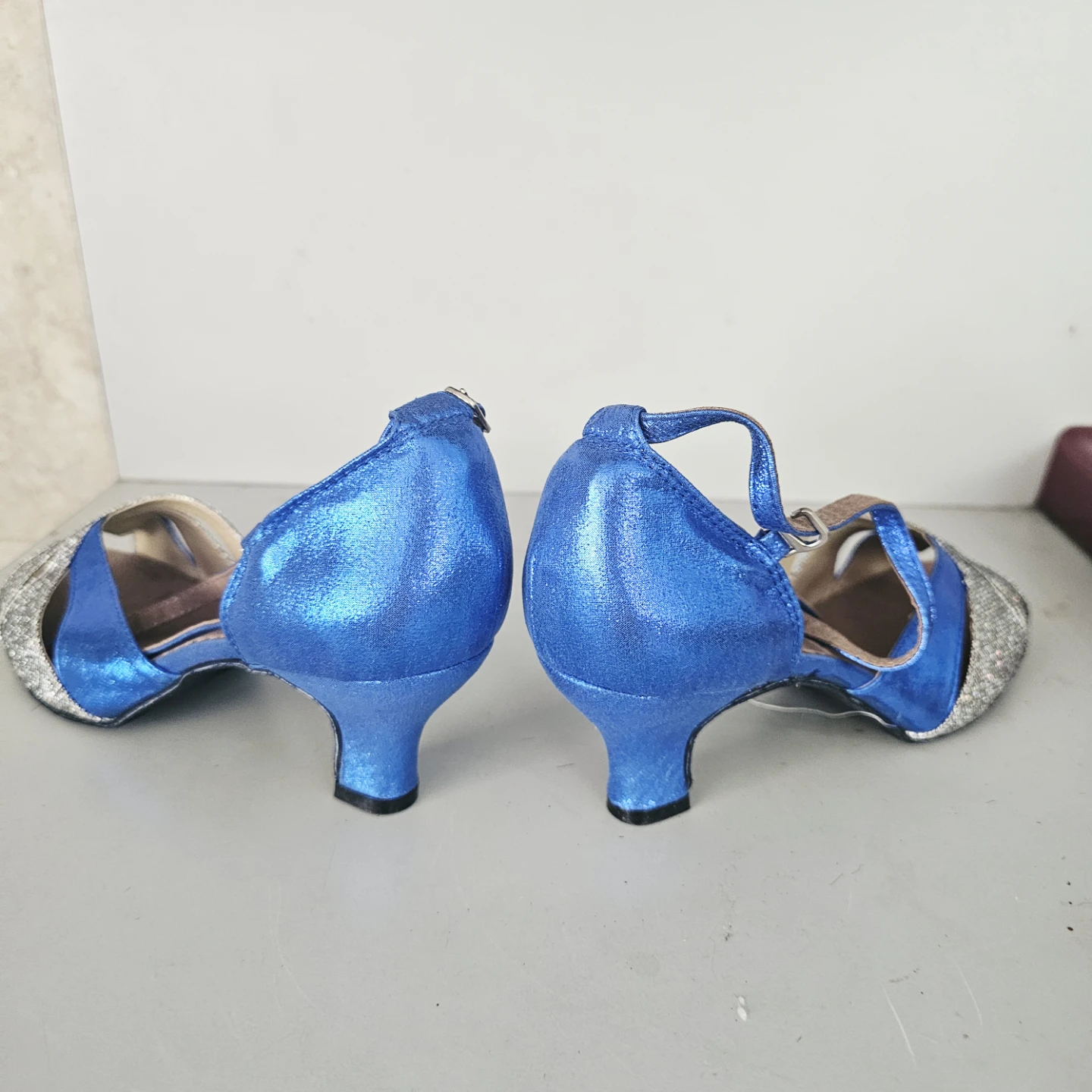 Blue Glitter Dance Heels - photo 3