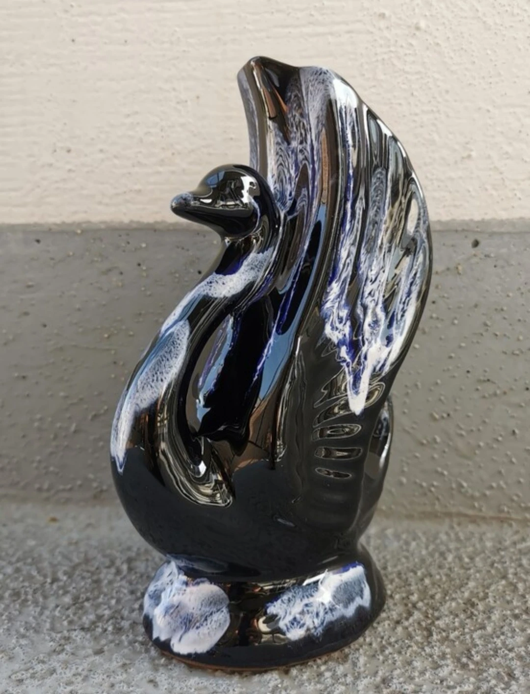 Vintage Blue Mountain Pottery Swan Vase Canada - photo 4
