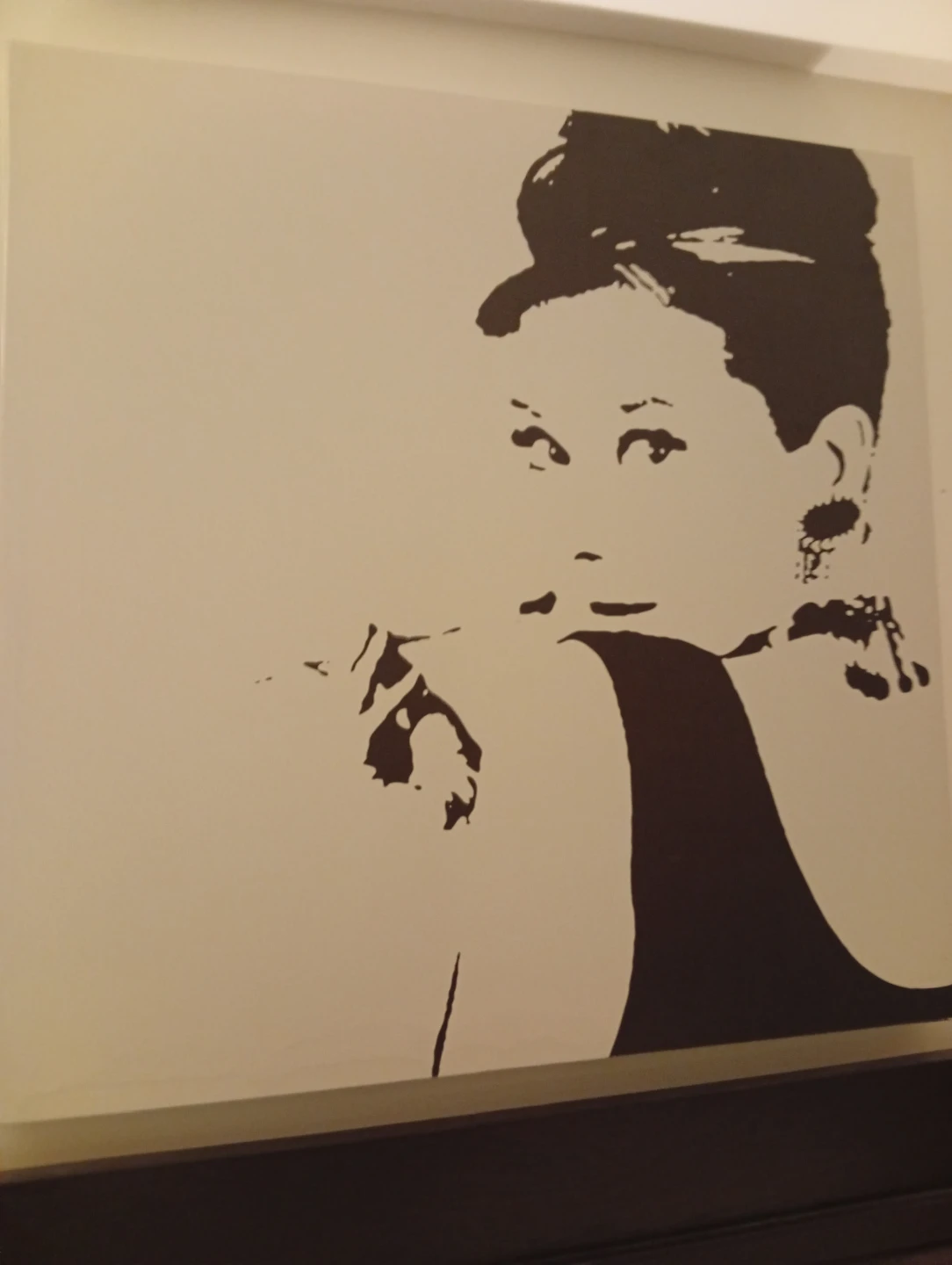 Audrey Hepburn Pop Art Style Portrait Print