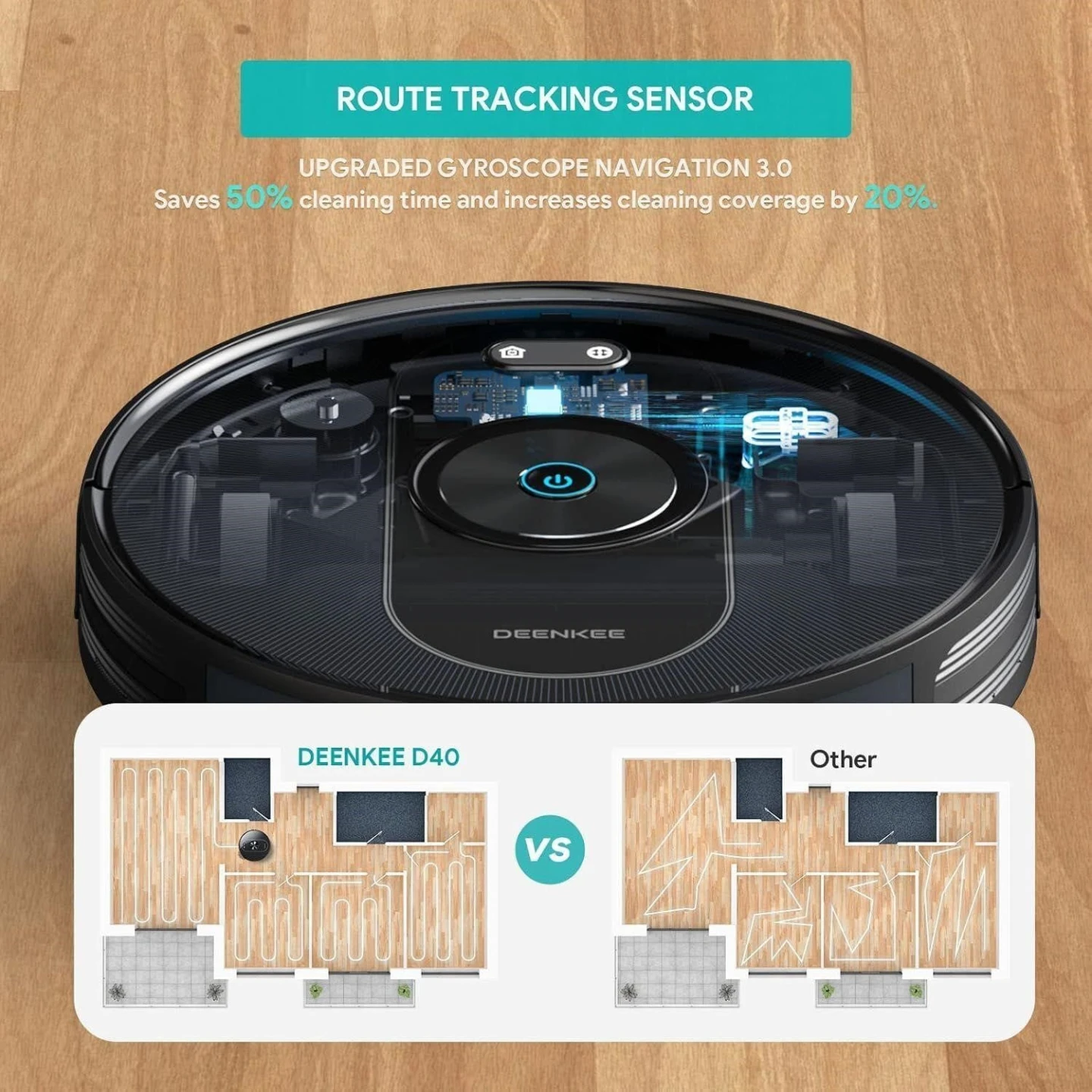 Robot Vacuum Cleaner w/ Mop - photo 2
