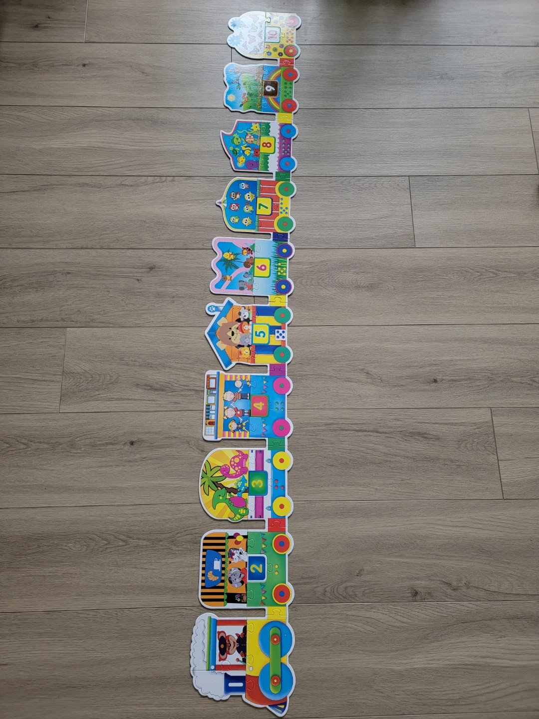 Number Train Floor Puzzle
