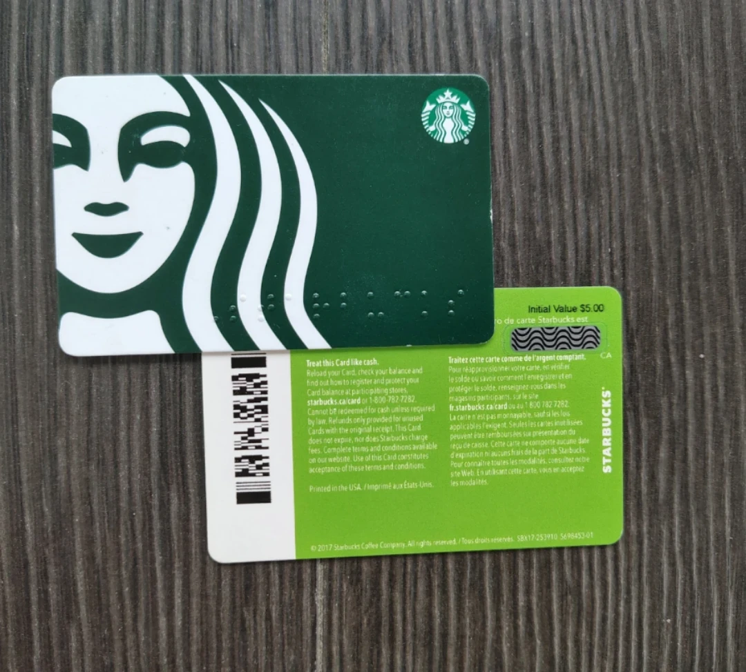 NEW Starbucks Cards ($5 balance) - $4 ea / 5 for $18 (Cash) - photo 2