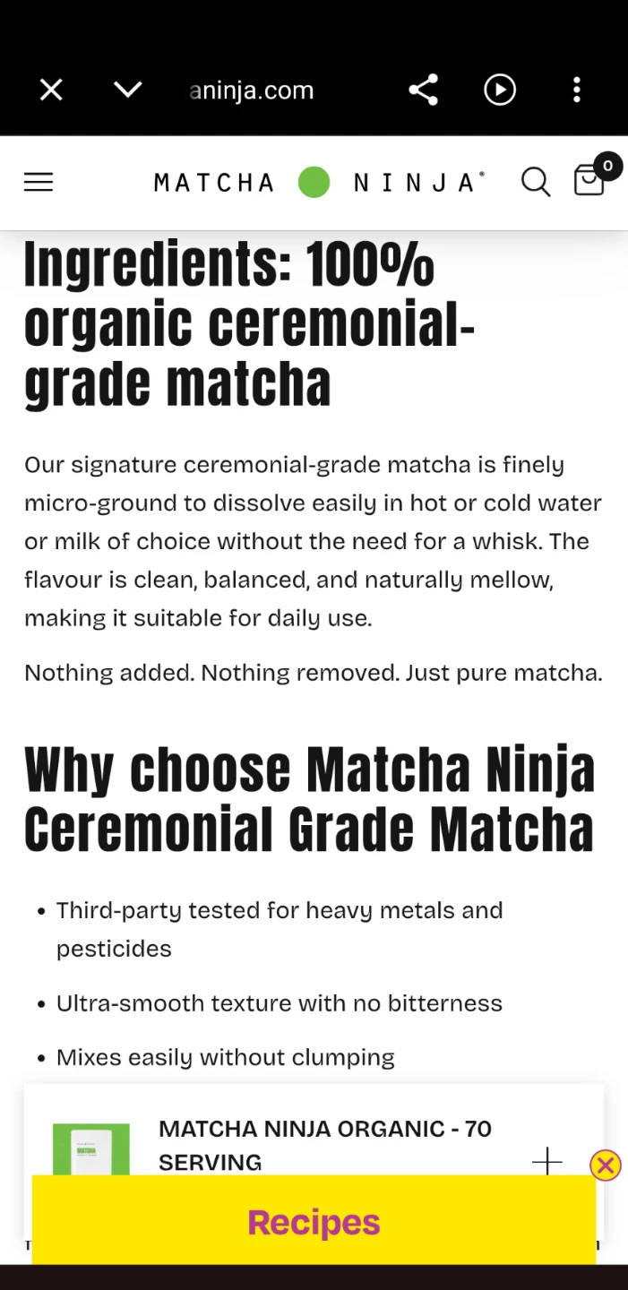 2 for $15  (reg.$28) NEW Organic Ceremonial Grade Matcha - photo 3