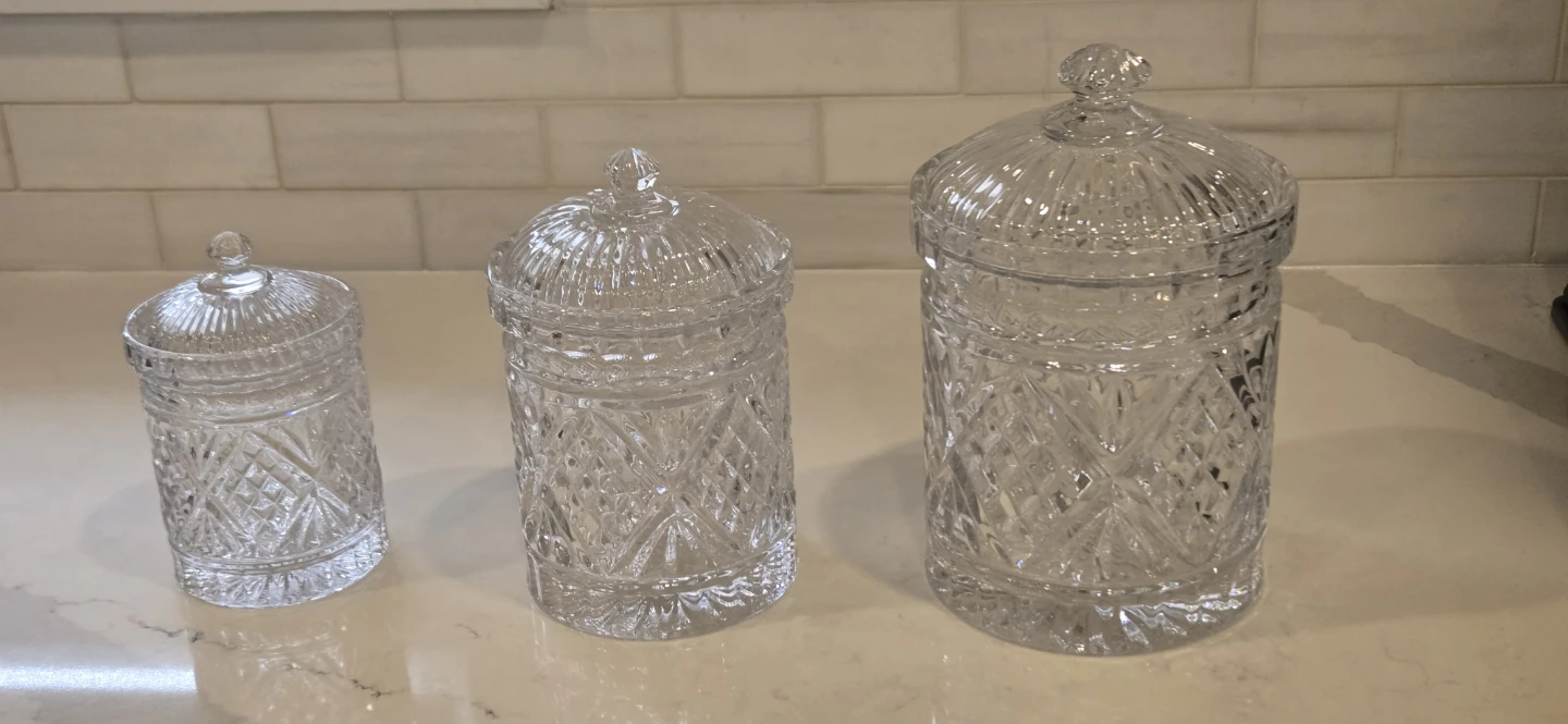 Glass Candy Jars