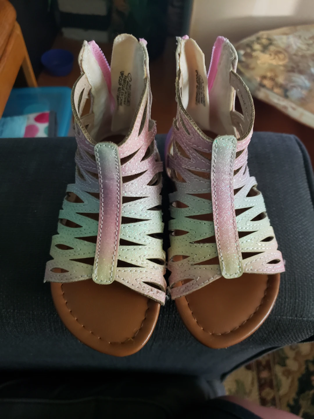 Girls' Gladiator Sandals Size 7