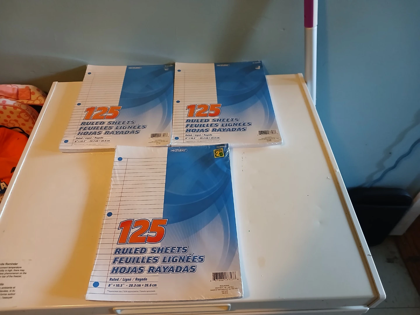 Studio 125 Ruled Sheets (3 Packs)