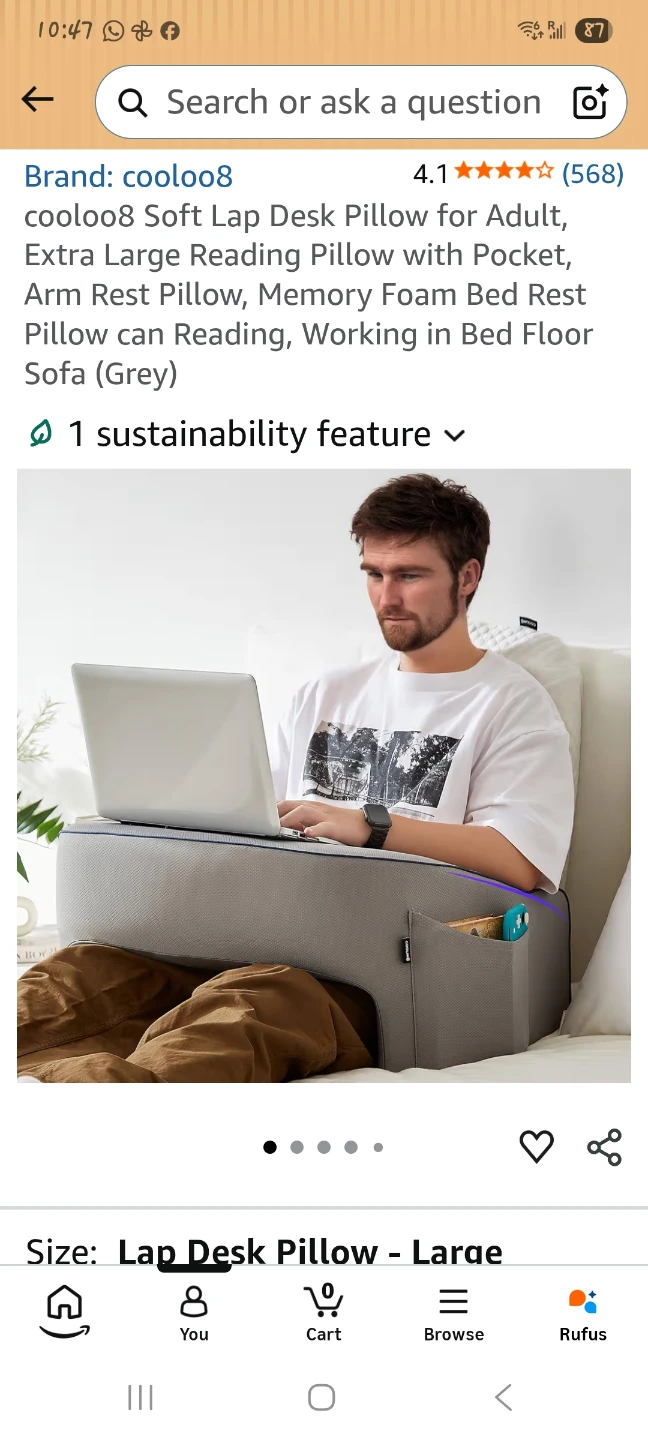 Lap Desk Pillow - Large