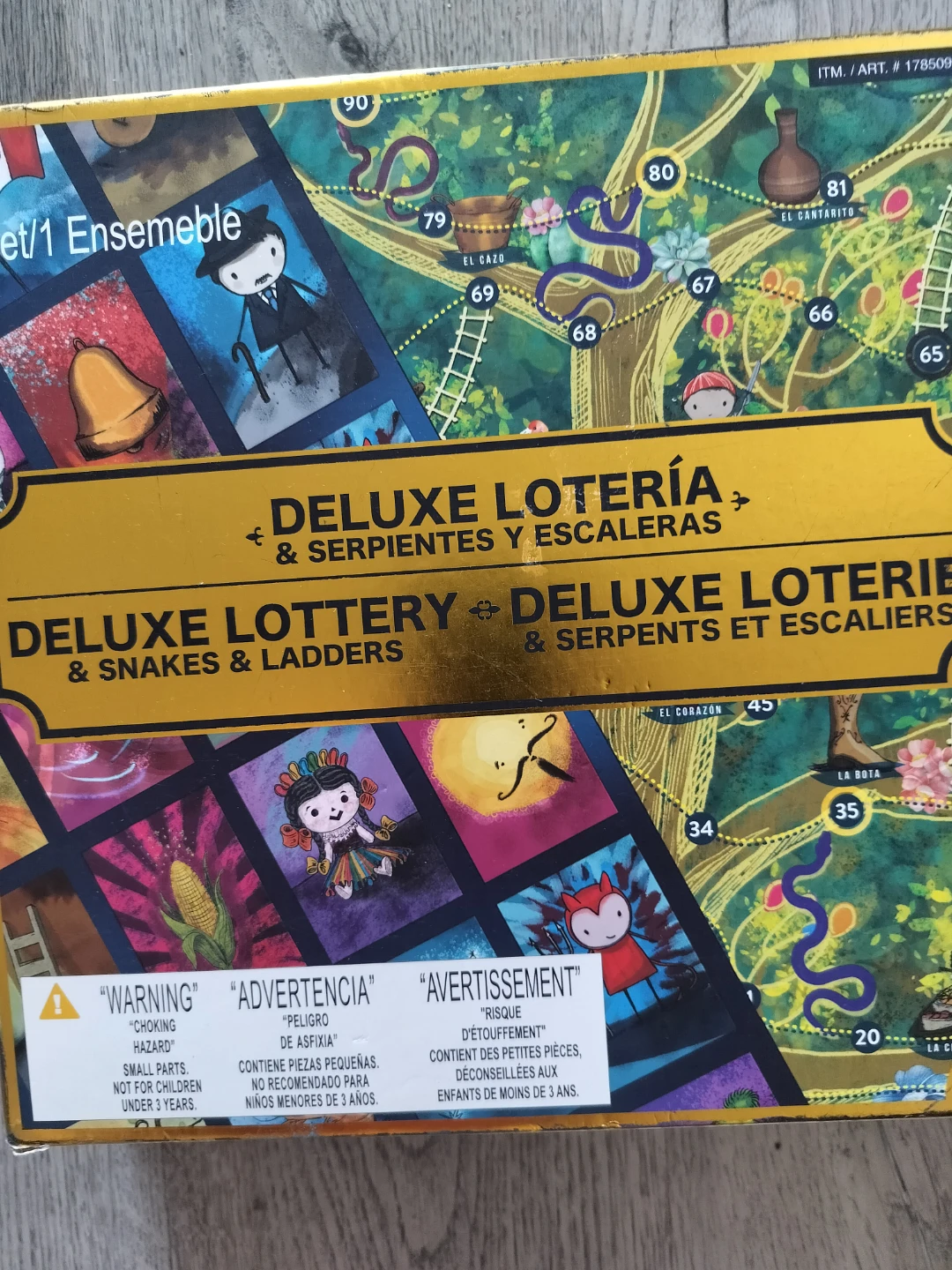Deluxe Lottery & Snakes & Ladders Board Game - photo 2