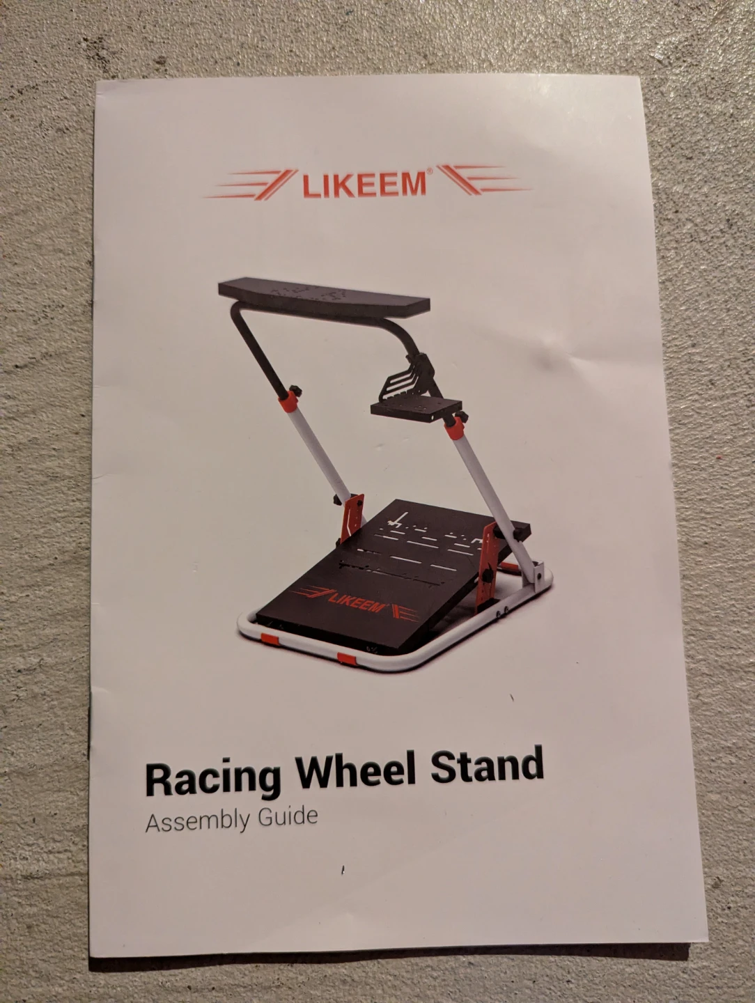 LIKEEM Racing Wheel Stand Assembly Guide
