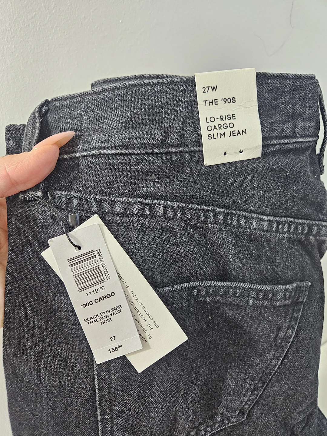 Denim Forum 90's cargo low rise slim jeans | size 27 - photo 5