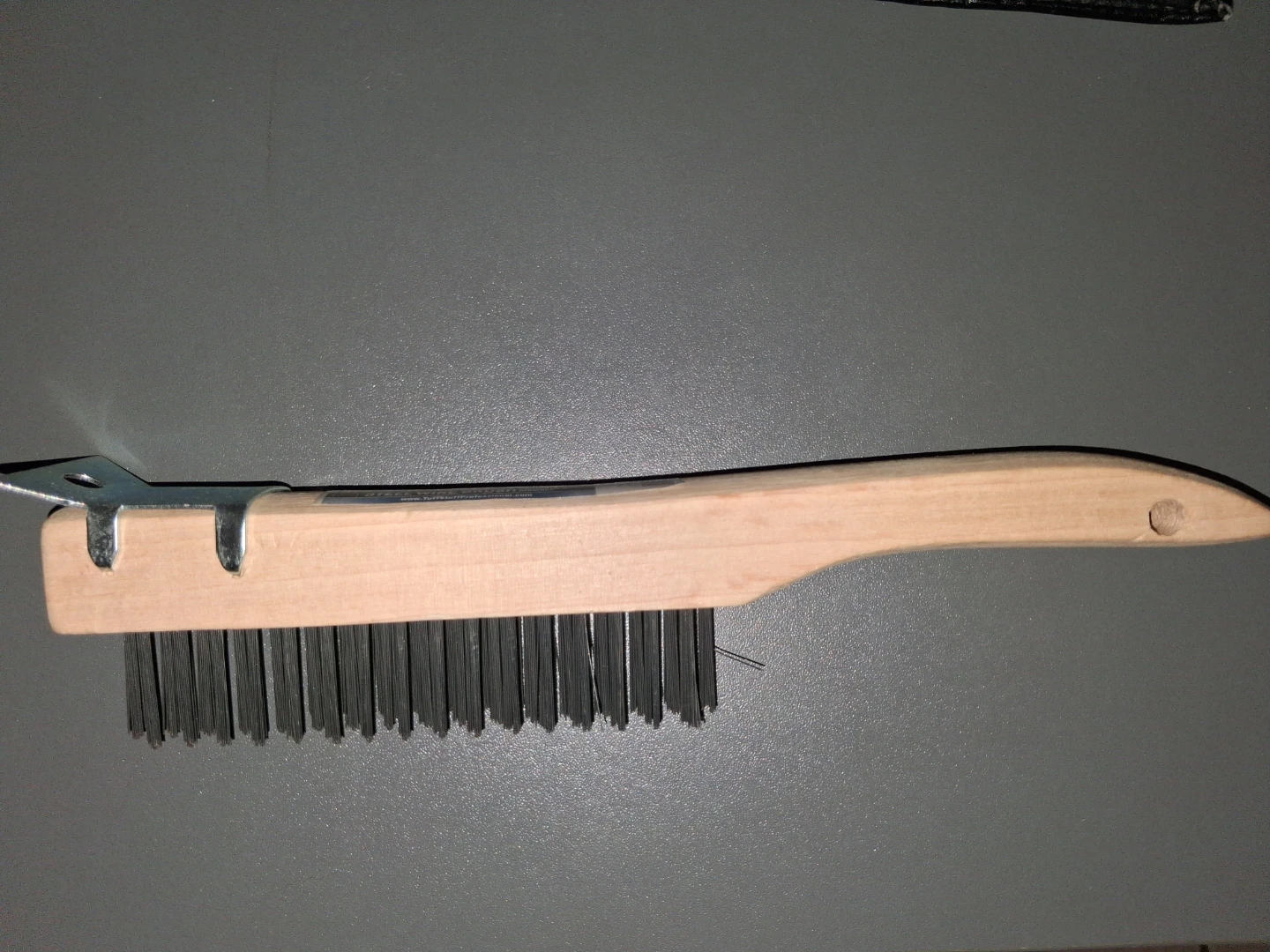 TUFF STUFF 4" x 16" Steel Wire Brush with Scraper - photo 2