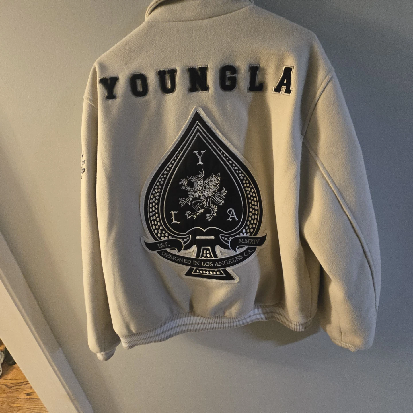 Youngla Style  Line Varsity Jacket size XL