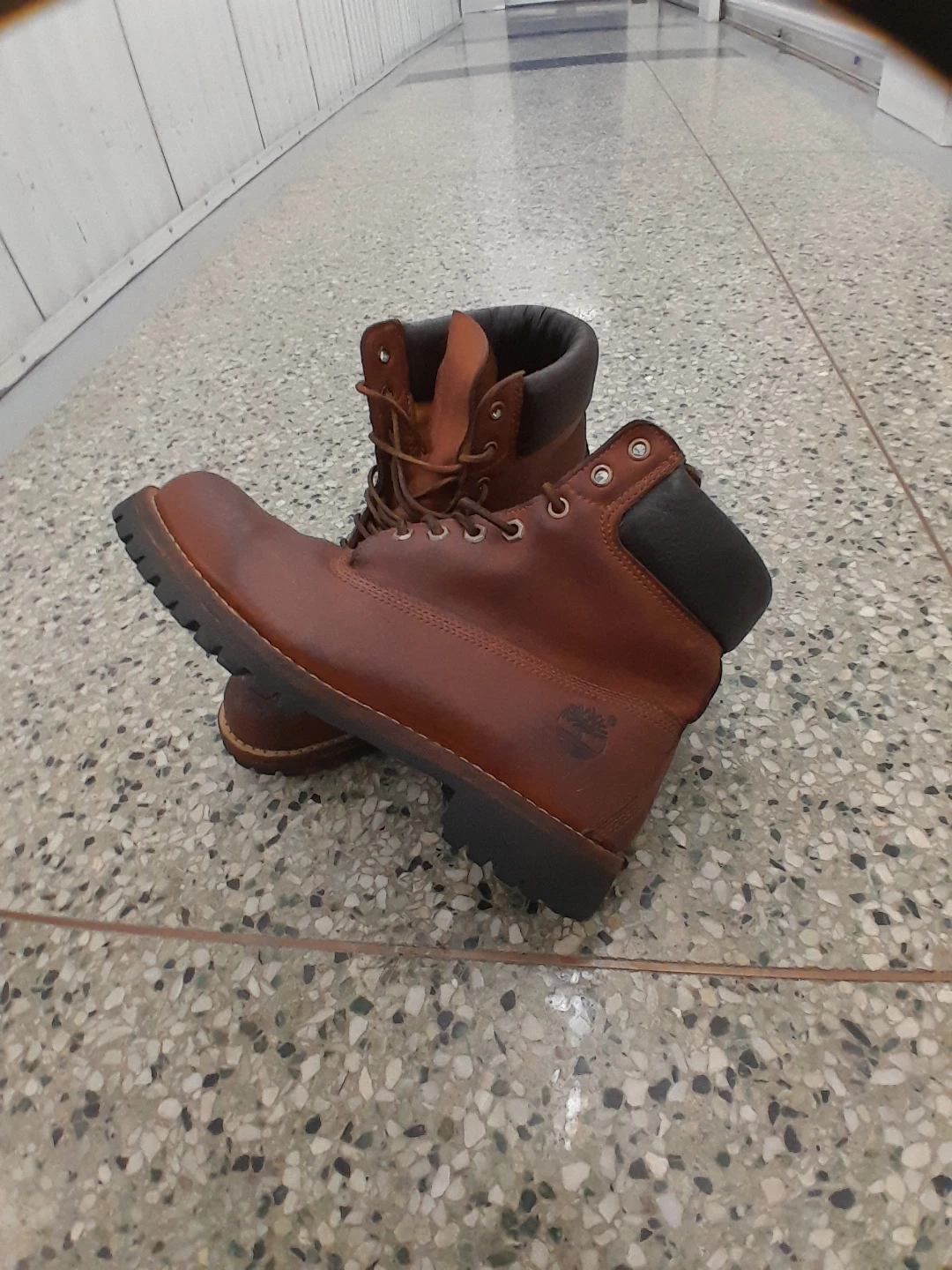 Timberland Classic Boots - Brown Leather Men's Size 10
