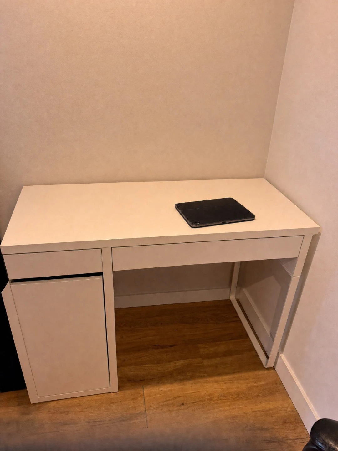 White Desk with Drawers