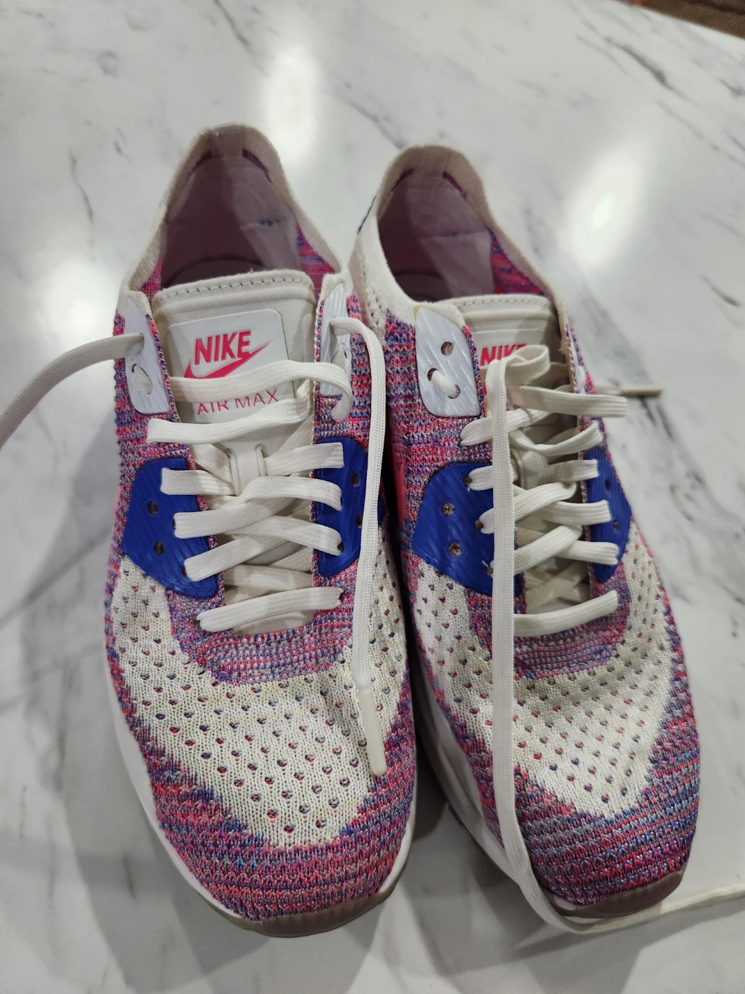 Nike Air Max Knit Sneakers Pink Blue White