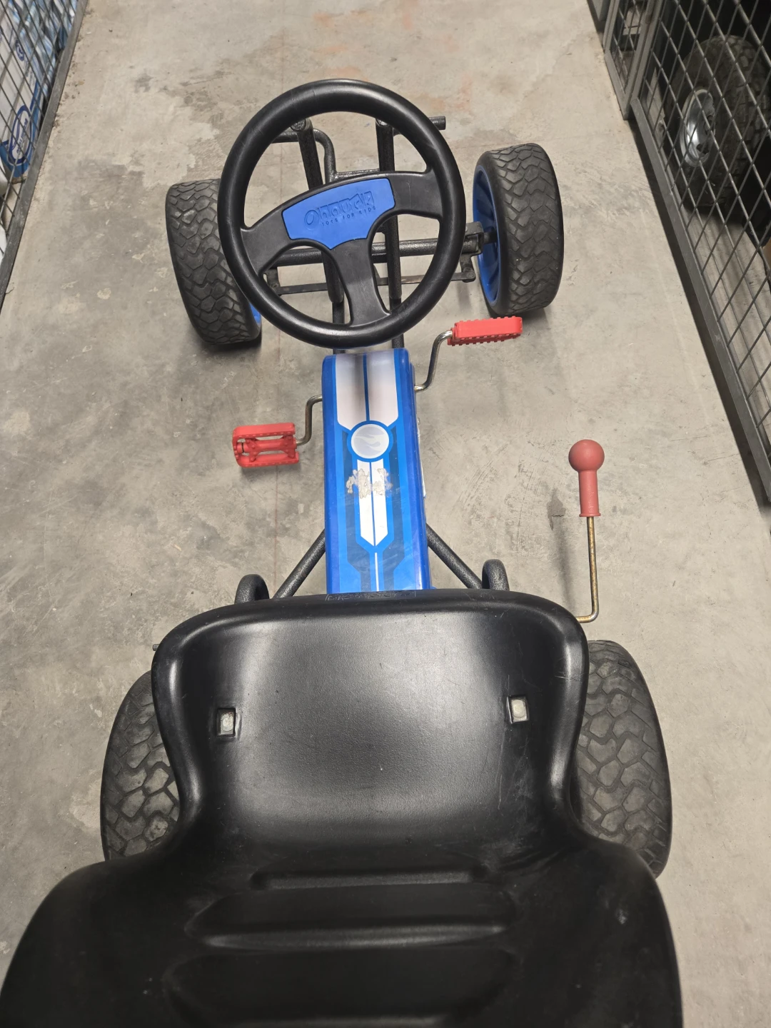 Kids Pedal Go Kart Blue - photo 3
