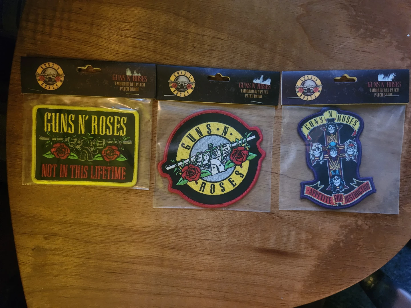 Guns N' Roses Embroidered Patch Set
