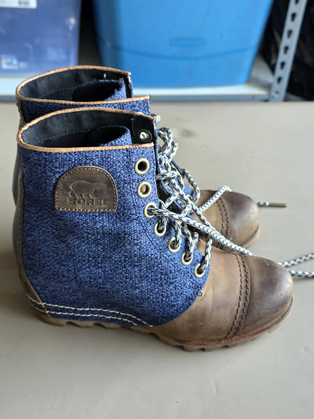 Sorel Wedge Ankle Boots - Women's Size 7.5