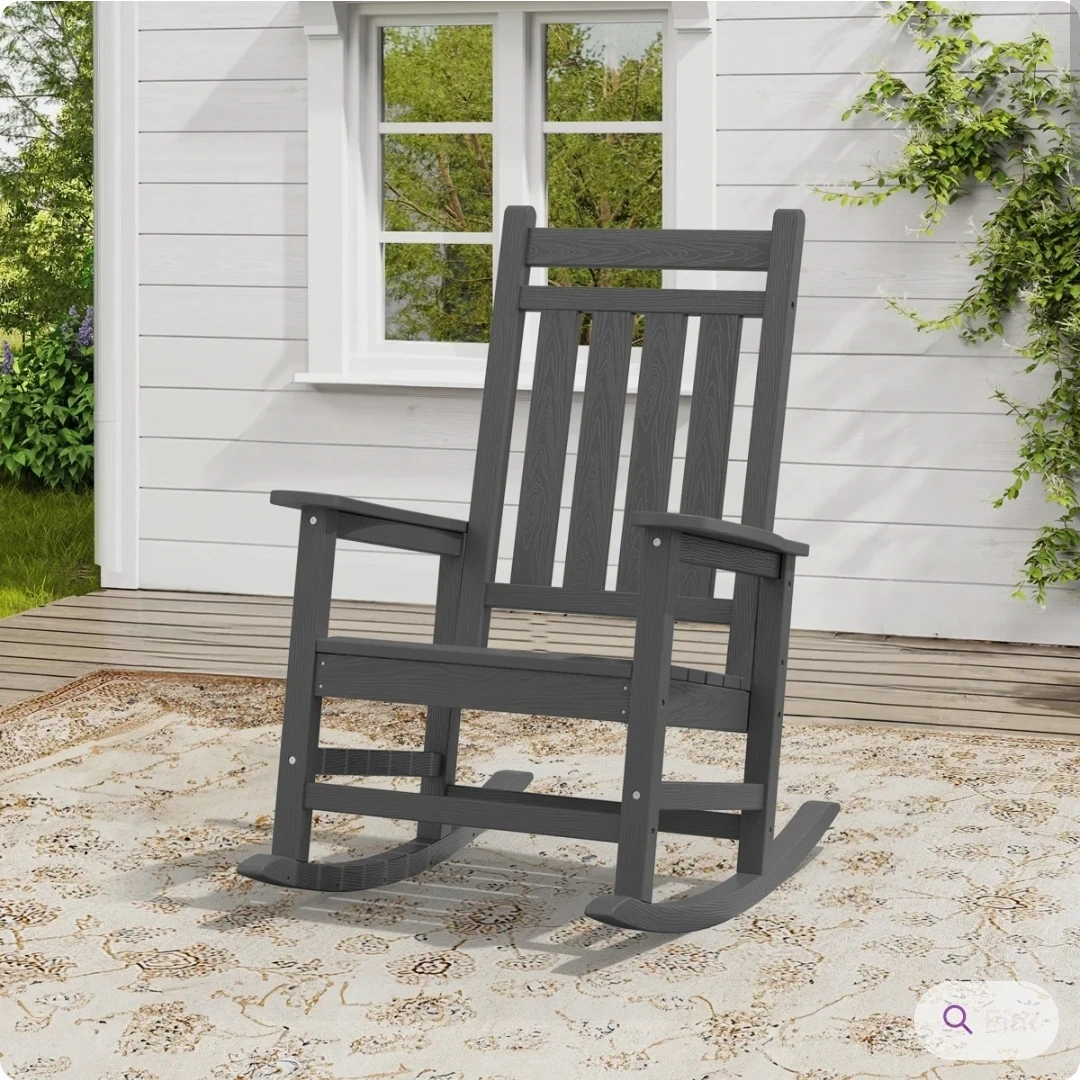 Grey Rocking Chair