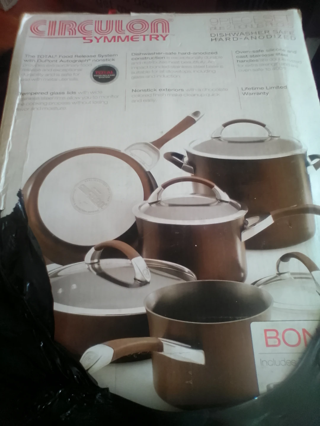 Circulon Symmetry 9-Piece Cookware Set
