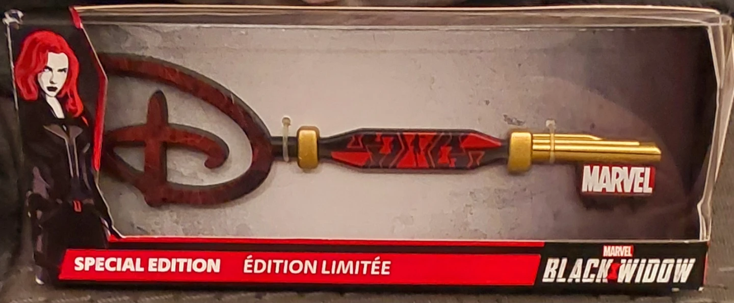 Disney Parks Marvel Black Widow Special Edition Collectible Key