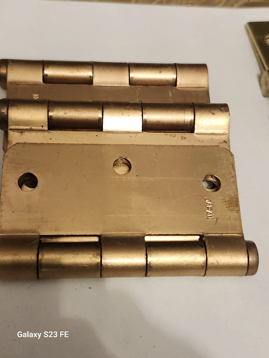 Stanley 3" Door Hinges (76mm) - Steel/Satin Brass Finish - photo 4