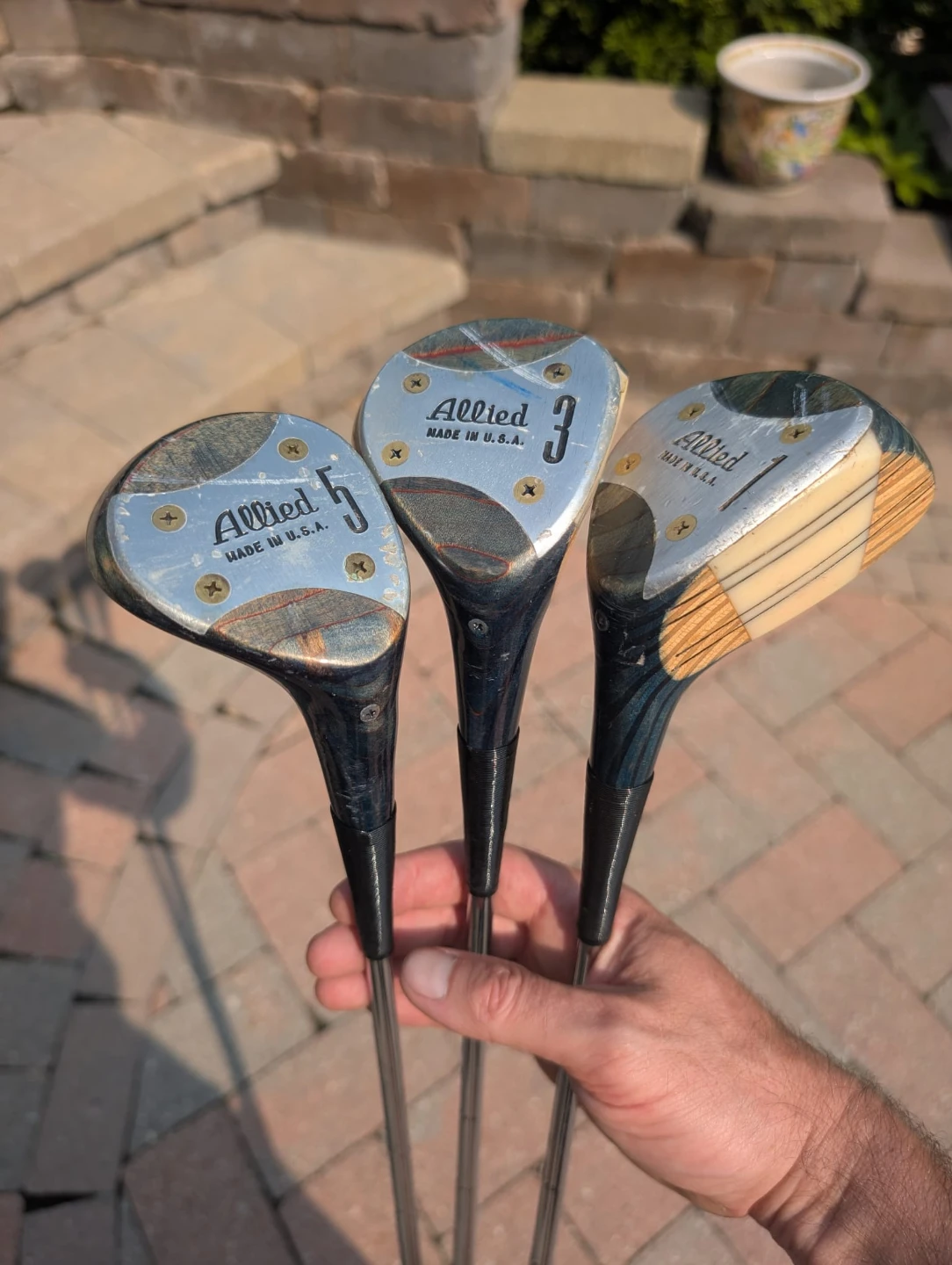 Right Handed Vintage Wood Golf Drivers - photo 2