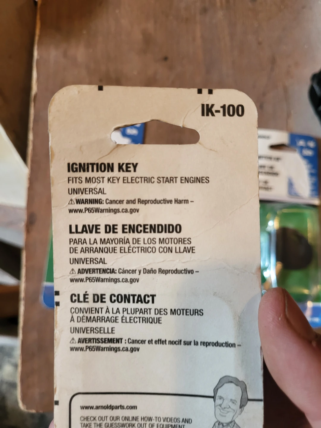 Arnold Universal Ignition Key - photo 3