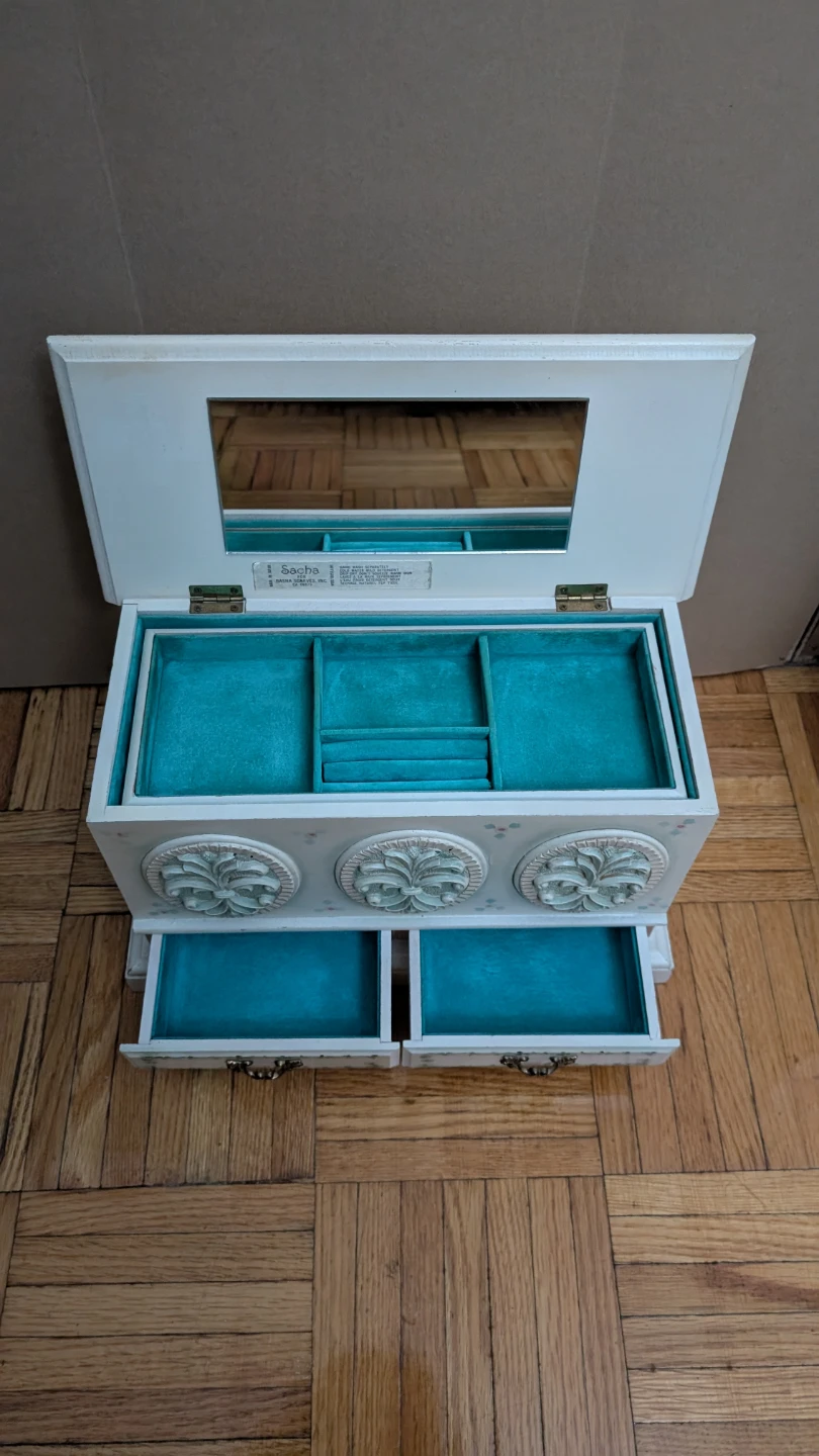 Antique Jewelry Box (read description) - photo 3