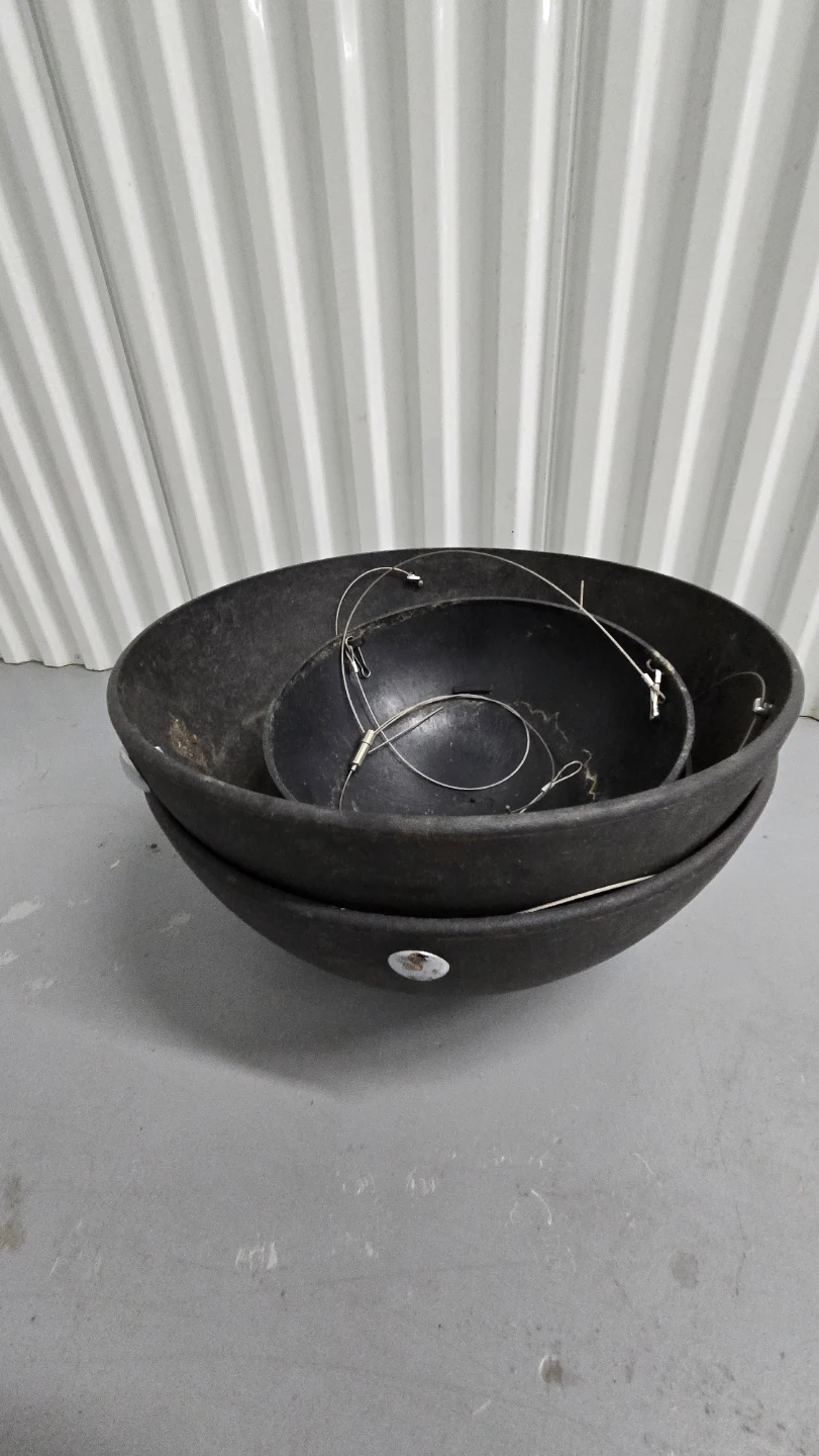 Set of 4 Black Hanging Planters - photo 4