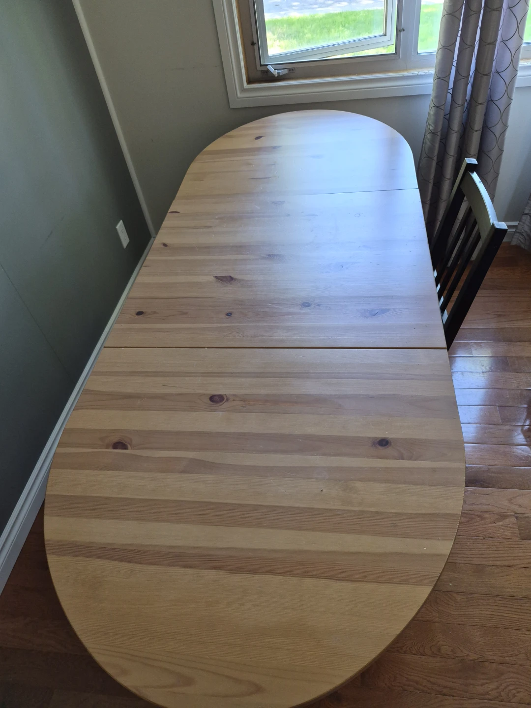 Extendable Drop Leaf Table Solid Pine - photo 3