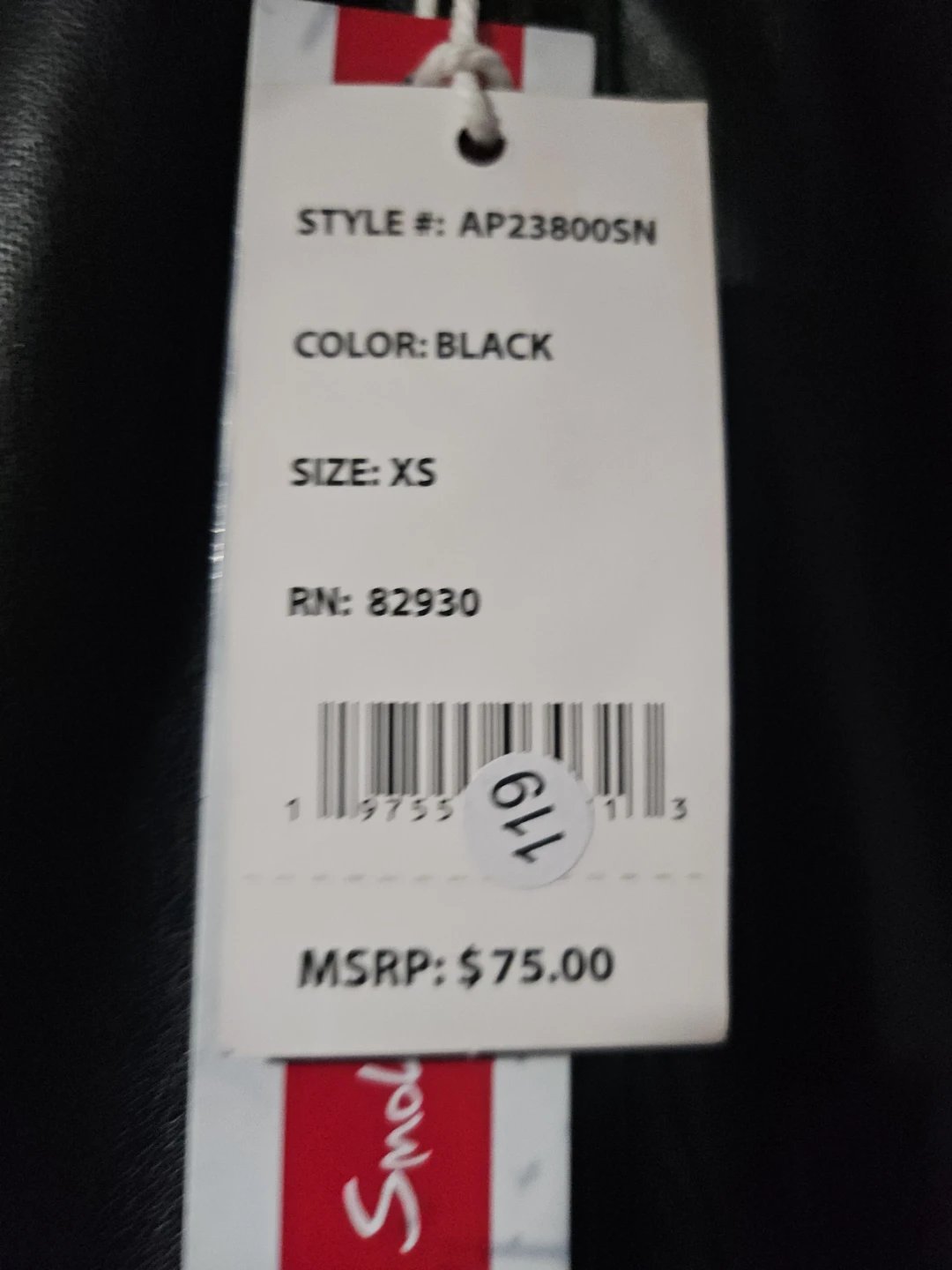 RED "Smoke Rise" Faux Leather Pants - photo 5