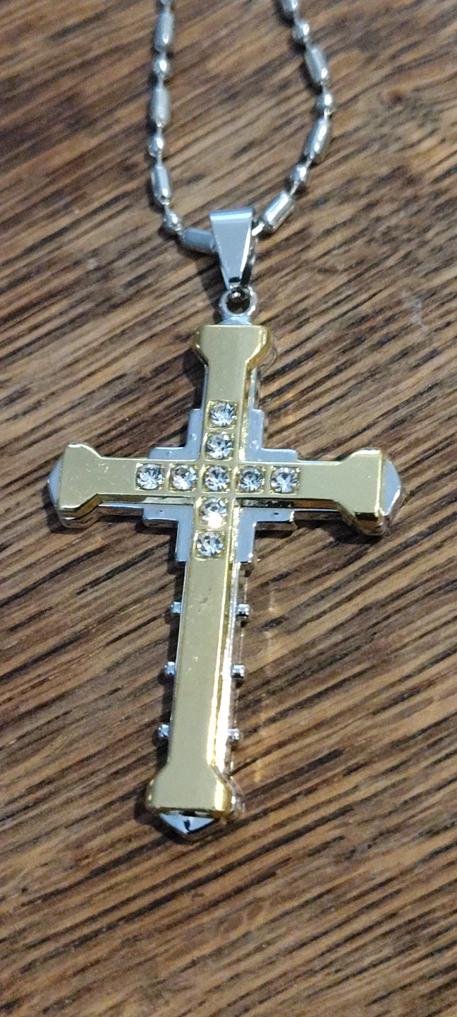 Cross Necklace and Jesus Ring Set - photo 5
