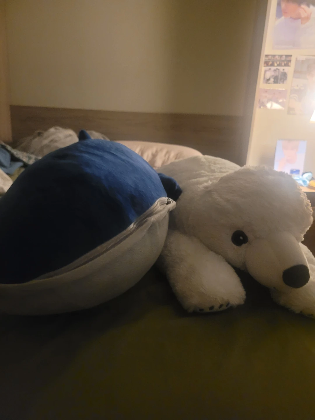 ikea stuffed whale & polar bear