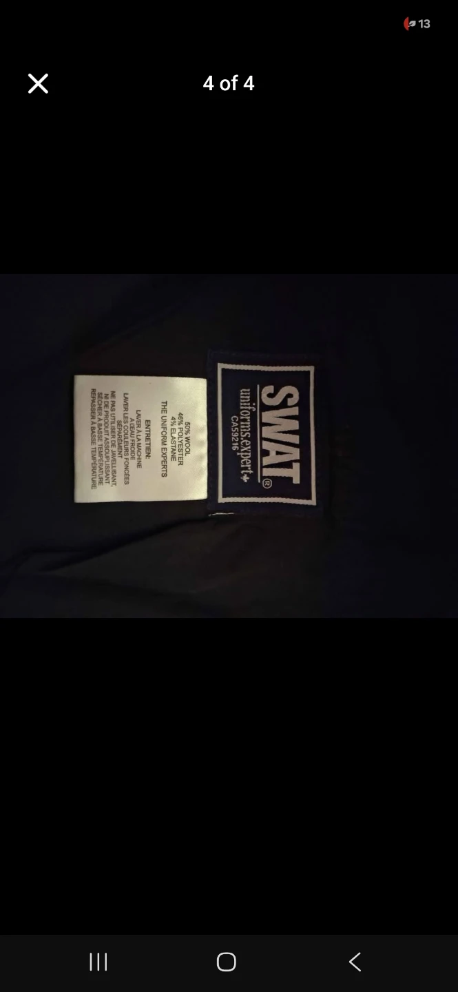 Mens Navy Blue Dress Shorts Size 40 - Wool Polyester Blend - photo 3