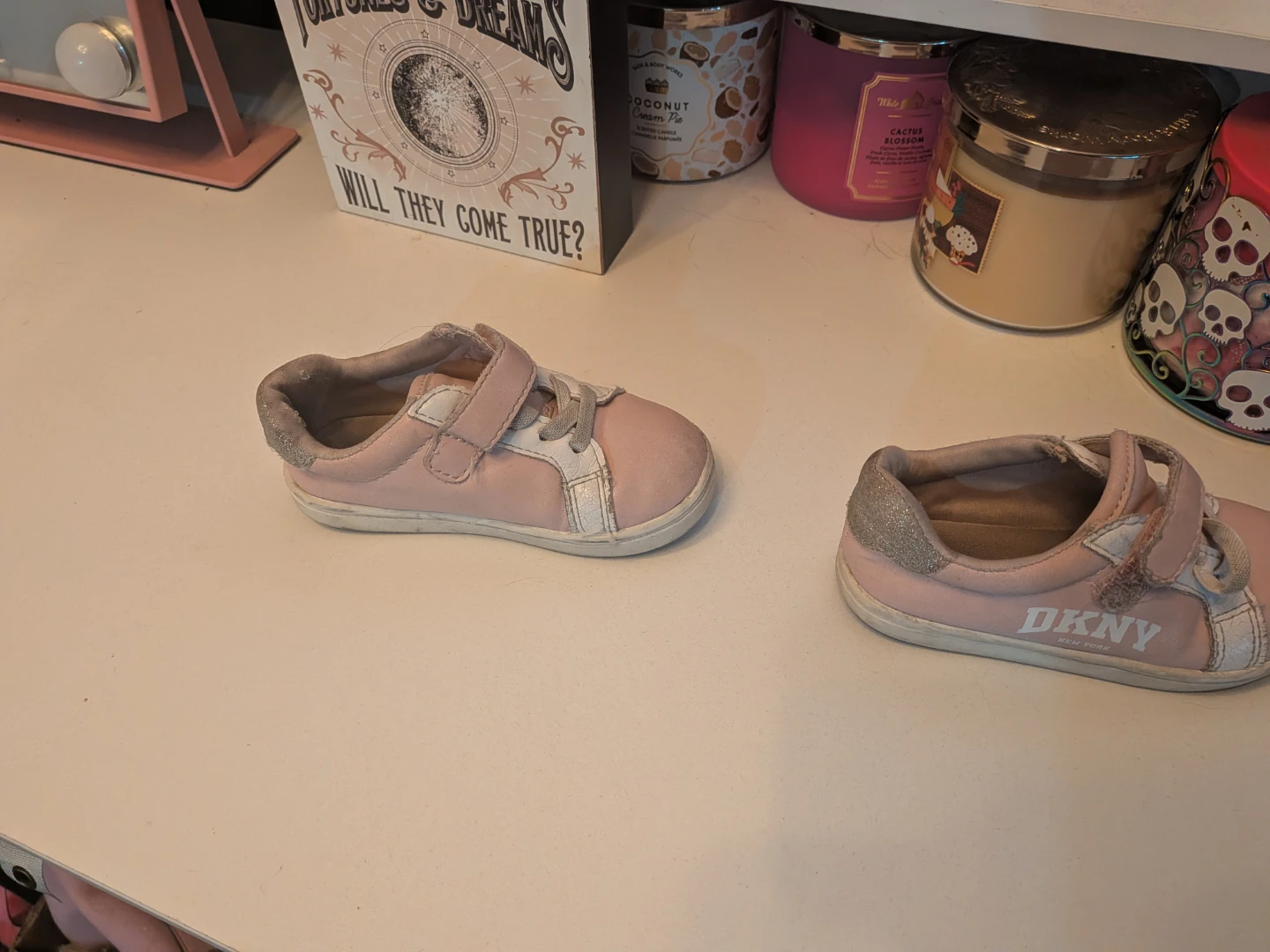 DKNY pink toddler sneakers - photo 5