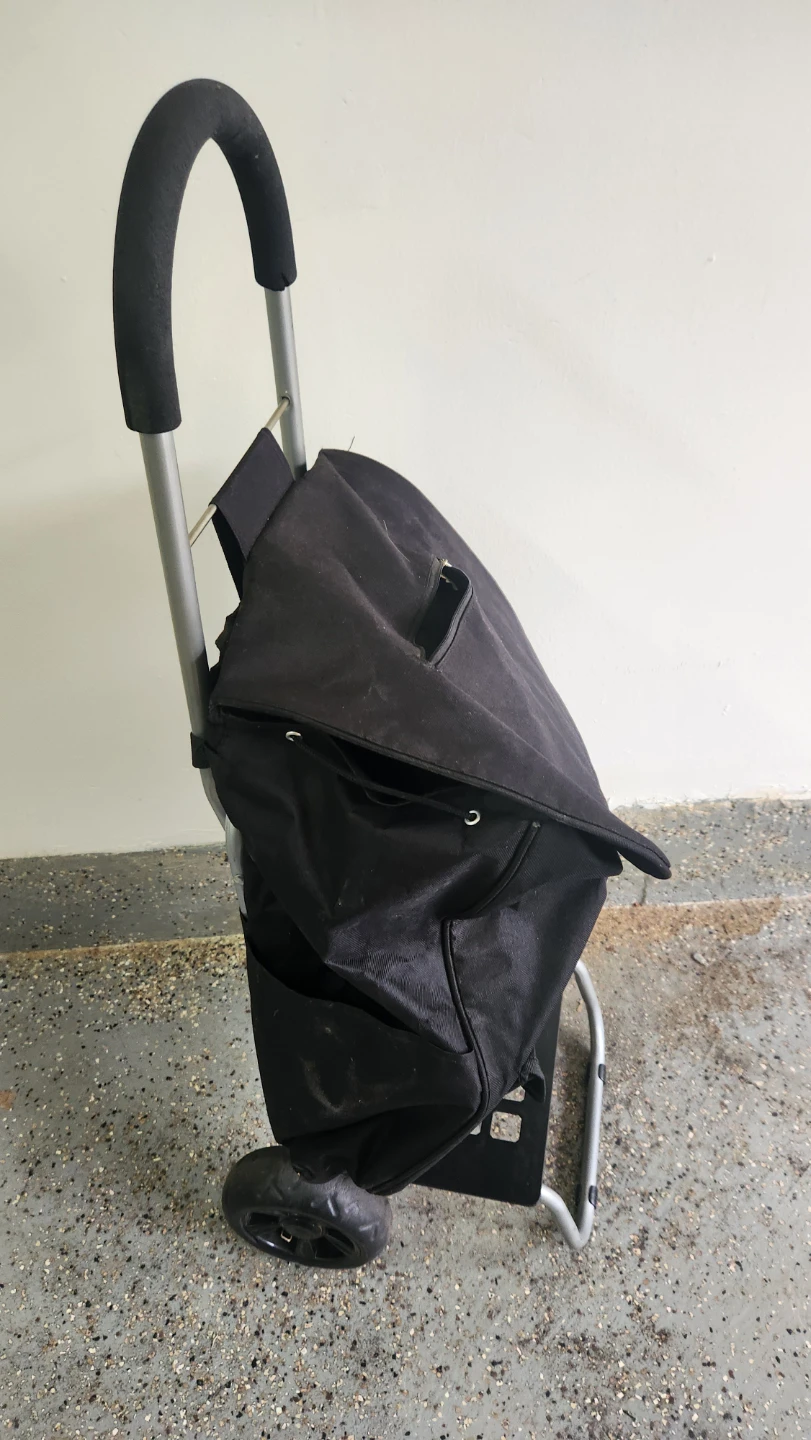 Black Shopping Cart Trolley - photo 2